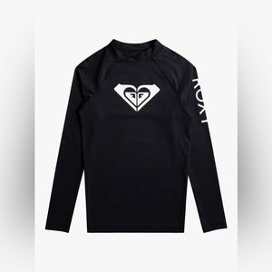 Roxy Girls Whole Hearted Long Sleeve UPF 50 Rashguard
